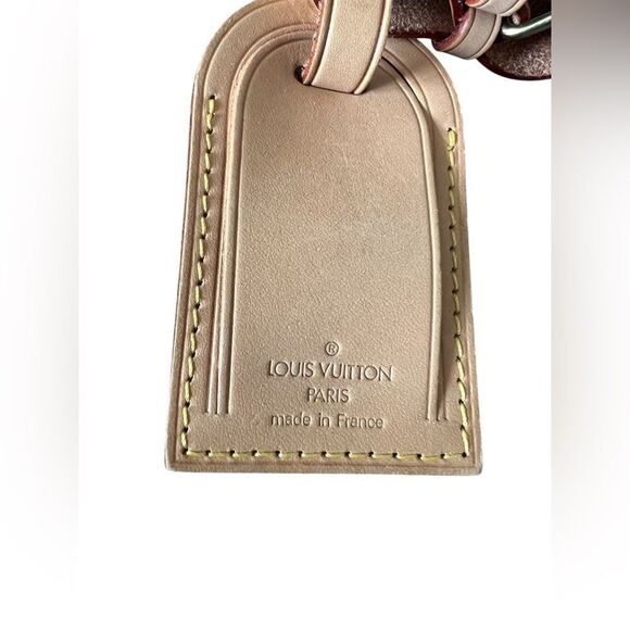 Louis Vuitton Tan Travel Bag Tag - Picture 2 of 12